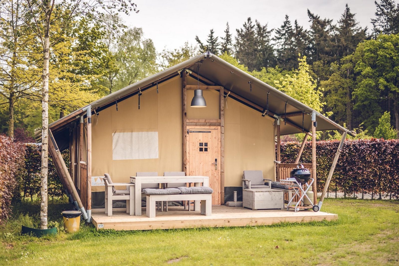 Glamping op familiepark Ackersate